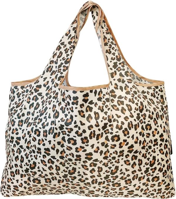 Owls & Cats Large Foldable Reusable Nylon Bags (set of 3) Discount - Image 3