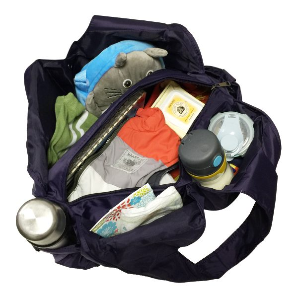 Away We Go Multi-Functional Tote Bag, Navy Hot on Sale - Image 2