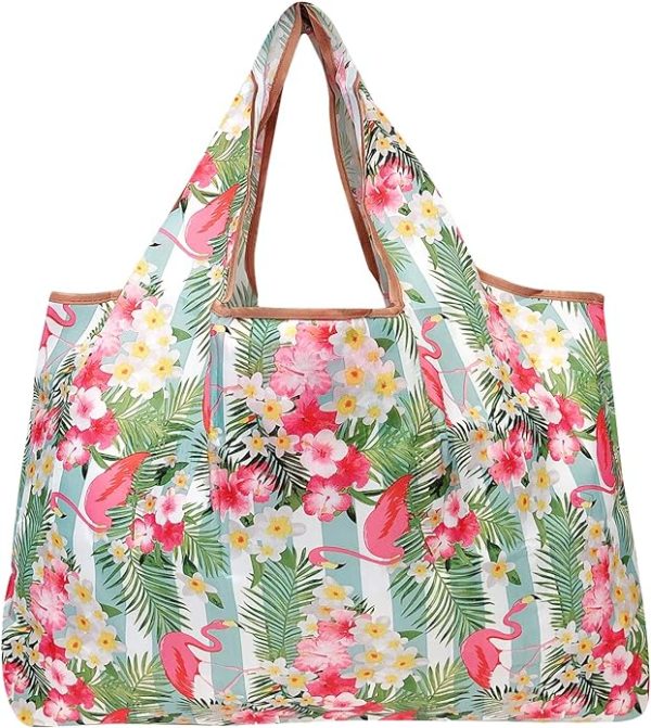 Aloha Large Foldable Reusable Nylon Bags (set of 3) Online - Image 2
