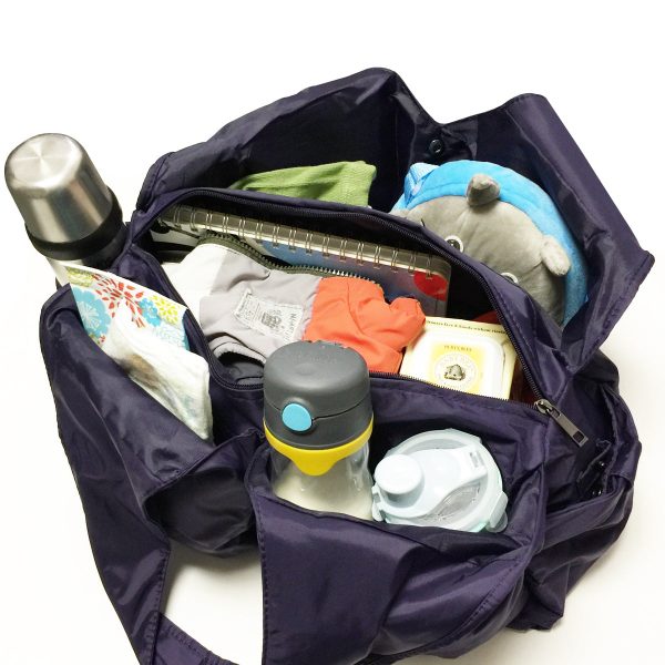 Away We Go Multi-Functional Tote Bag, Navy Hot on Sale - Image 3