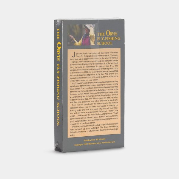 The Orvis Fly-Fishing School (Sealed) VHS Tape Supply - Image 2